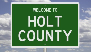 İşaretli yeşil 3D otoyol