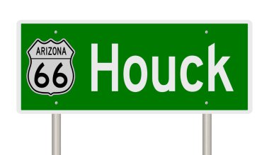 İşaretli yeşil 3D otoyol