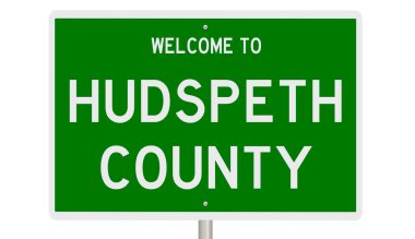 İşaretli yeşil 3D otoyol