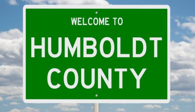 İşaretli yeşil 3D otoyol