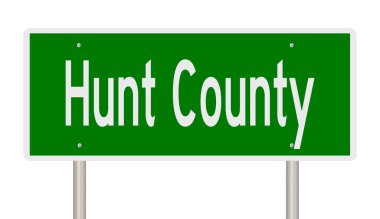 İşaretli yeşil 3D otoyol