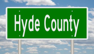 İşaretli yeşil 3D otoyol