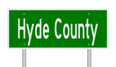 İşaretli yeşil 3D otoyol