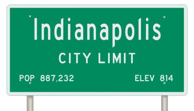 İşaretli yeşil 3D otoyol