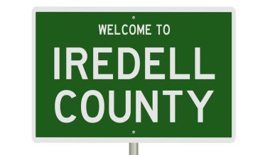 İşaretli yeşil 3D otoyol