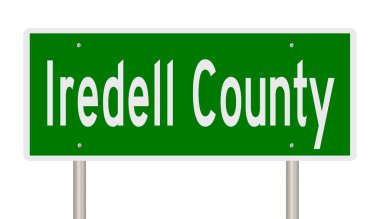 İşaretli yeşil 3D otoyol