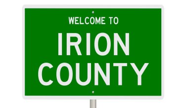 İşaretli yeşil 3D otoyol