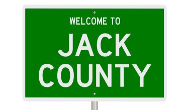 İşaretli yeşil 3D otoyol