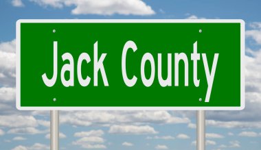 İşaretli yeşil 3D otoyol