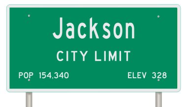 İşaretli yeşil 3D otoyol