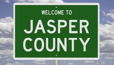 İşaretli yeşil 3D otoyol