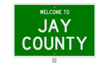 İşaretli yeşil 3D otoyol