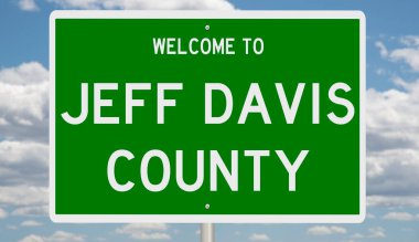 İşaretli yeşil 3D otoyol