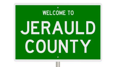 İşaretli yeşil 3D otoyol