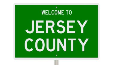 İşaretli yeşil 3D otoyol