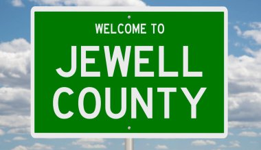 İşaretli yeşil 3D otoyol