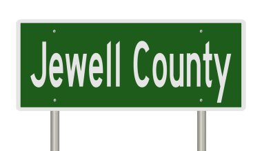 İşaretli yeşil 3D otoyol