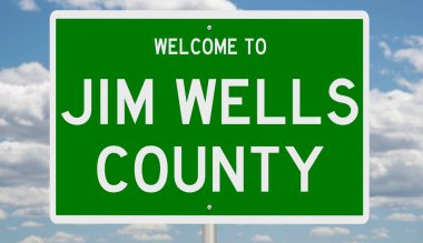 İşaretli yeşil 3D otoyol