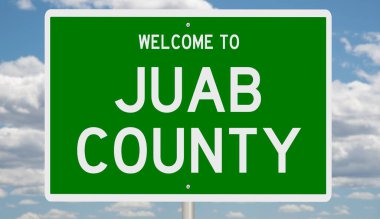 İşaretli yeşil 3D otoyol