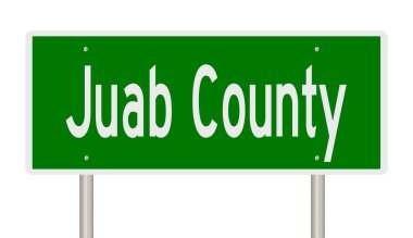 İşaretli yeşil 3D otoyol