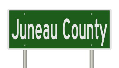 İşaretli yeşil 3D otoyol