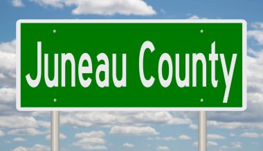 İşaretli yeşil 3D otoyol