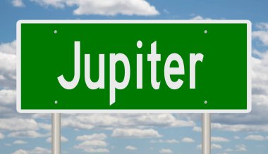 İşaretli yeşil 3D otoyol