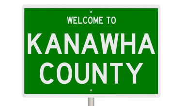 İşaretli yeşil 3D otoyol