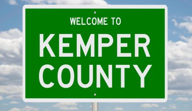 İşaretli yeşil 3D otoyol