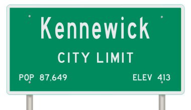 İşaretli yeşil 3D otoyol