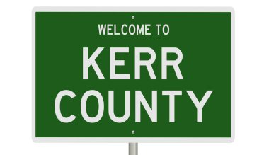 İşaretli yeşil 3D otoyol