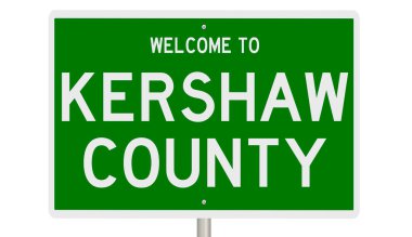 İşaretli yeşil 3D otoyol