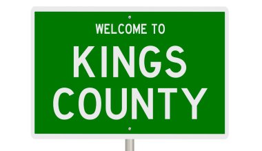 İşaretli yeşil 3D otoyol