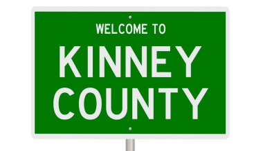 İşaretli yeşil 3D otoyol