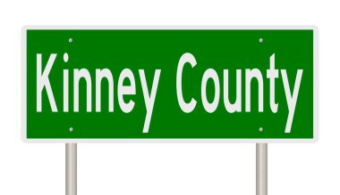 İşaretli yeşil 3D otoyol