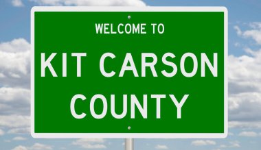 İşaretli yeşil 3D otoyol