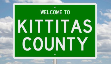 İşaretli yeşil 3D otoyol