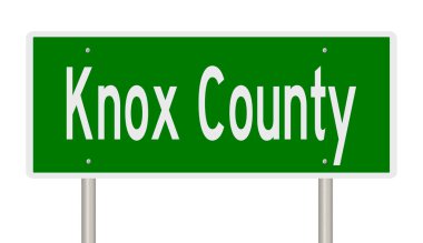 İşaretli yeşil 3D otoyol