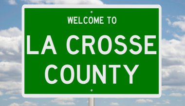 İşaretli yeşil 3D otoyol