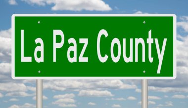 İşaretli yeşil 3D otoyol