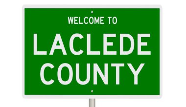 İşaretli yeşil 3D otoyol