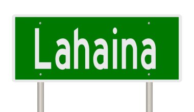 İşaretli yeşil 3D otoyol