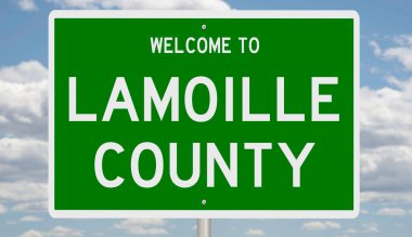 İşaretli yeşil 3D otoyol