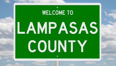 İşaretli yeşil 3D otoyol