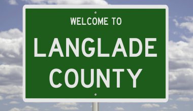 İşaretli yeşil 3D otoyol