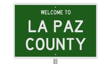 İşaretli yeşil 3D otoyol