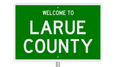 İşaretli yeşil 3D otoyol