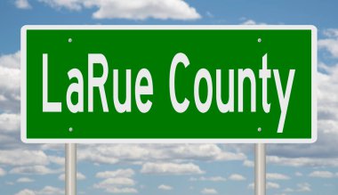 İşaretli yeşil 3D otoyol