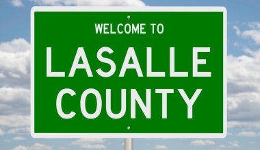 İşaretli yeşil 3D otoyol