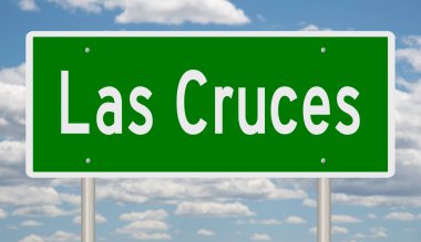 İşaretli yeşil 3D otoyol